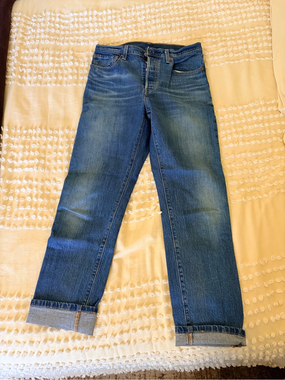 Levi's Medium Blue Straight-Leg Jeans
